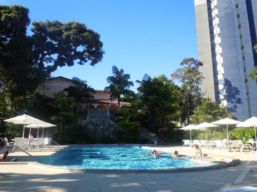 It was 95 degrees here today so I decided to go down to the pool. There, I was fortunate enough to have a front row seat to a Brazilian swimming lesson. It was really, really interesting (not sure if that’s the right word). The instructor would pick...