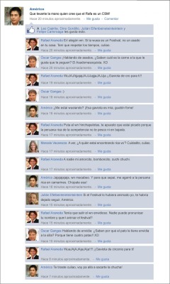 El facebook de Americo cuchitayuyi:  alohran:  El Facebook de Américo después de anoche. JAJAJAJA, notablísimo!!! (vía @FabianSour)  XD!!! igual me reí 