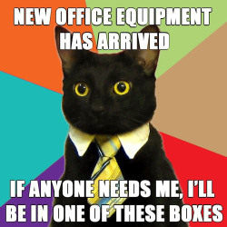 robot-heart:  Office Cat (by emptysound)