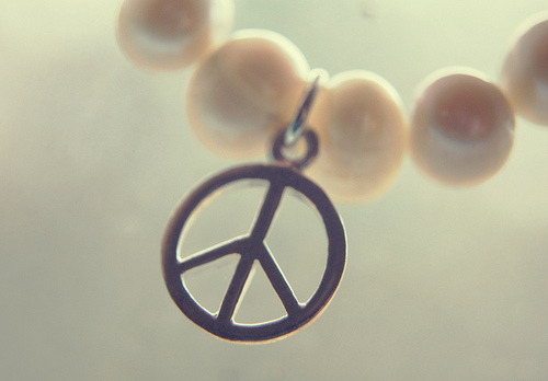  Precisamos dar uma chance para a paz. 