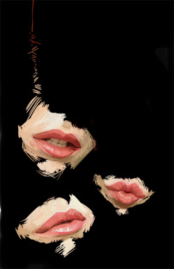 squm:  Gossip - A study of lips done in 2009