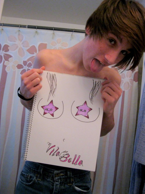 r3sidue-:  So i kept getting comments on my topless tuesday as being the next radeo suicide so i went and got my nips tattooed C: 