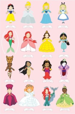 fancysomedisneymagic:  Princesses!