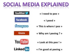 thedailywhat:  Infographic of the Day: Social Media Explained. Tumblr: What is pee? [vanished-omen / epicponyz.] 