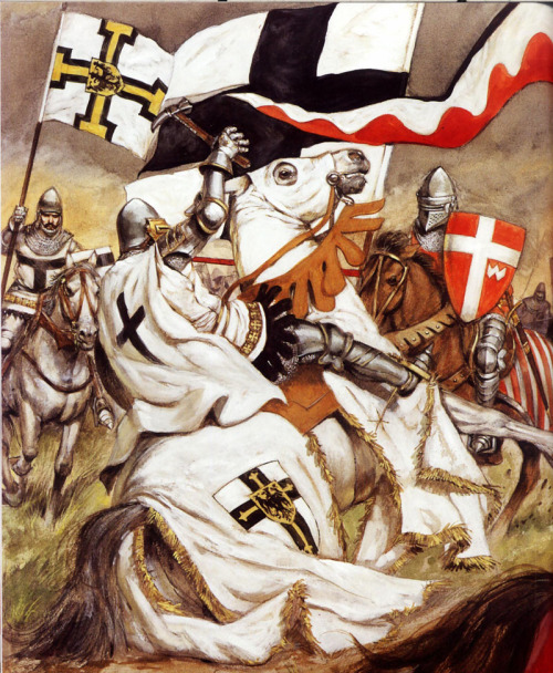 Death of the Grand Master of the Teutonic Order in the battle of Grunwald, 15 July 1410