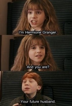 1amorpararecordar:  - Eu sou Hermione Granger- E