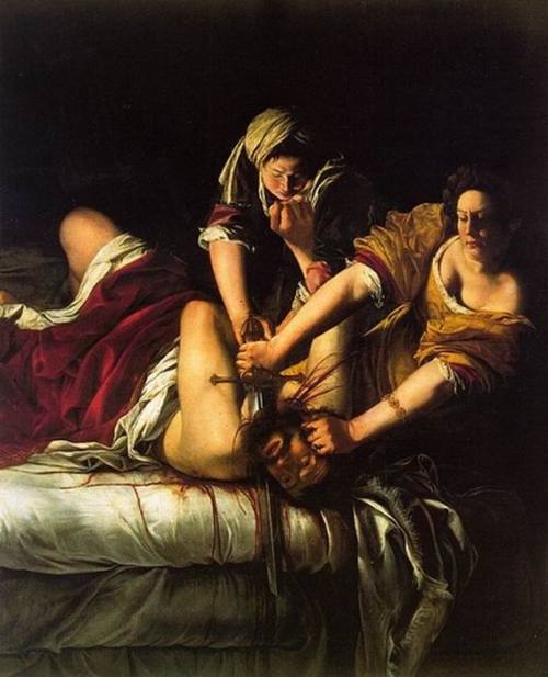 Judith Slaying Holofernes by GentileschiAren’t Baroque feminists fun?