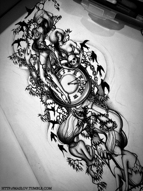 #tattoo sketches on Tumblr - Tumblr Lh7r46kElI1qhu1r3o4 500