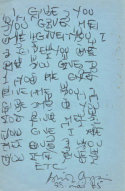 briongysin: I Give You/You Give Me by Brion