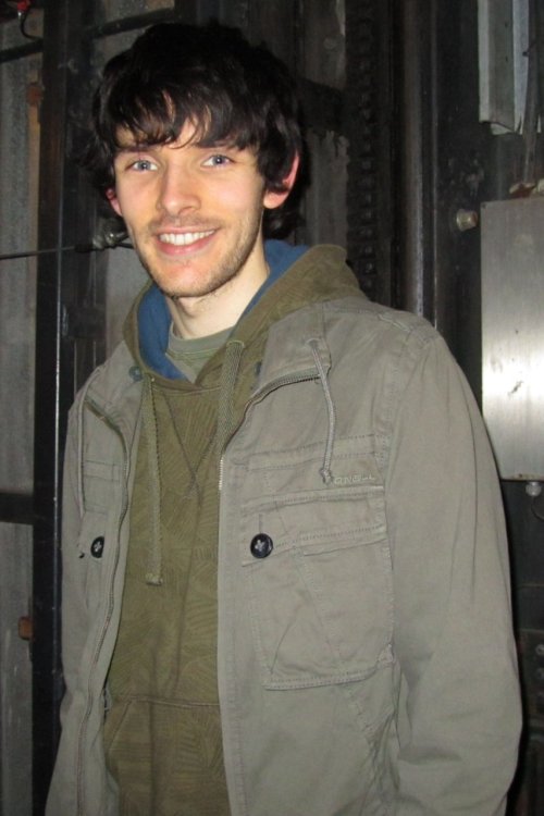 cinnatart:Colin Morgan at the RCT stage door, 25/2/2011.HOW IS HE SO PRETTY?