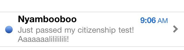Woohoo&hellip;my sister&rsquo;s one step closer to being &ldquo;American&rdquo;&hellip;