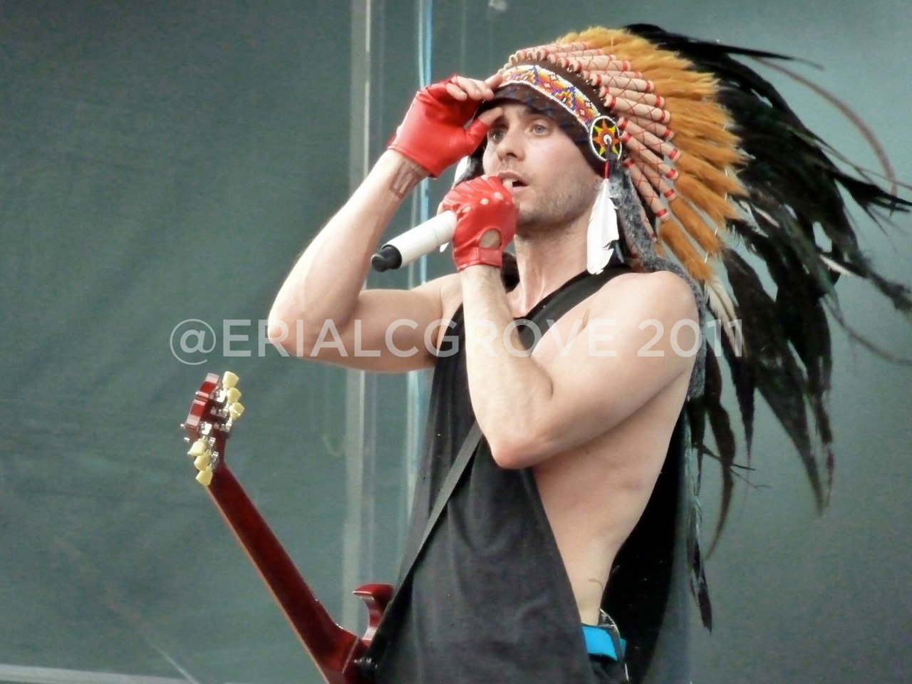 erialcgrove:  Spam later, but here’s a taster - Jared Leto at Sydney Soundwave
