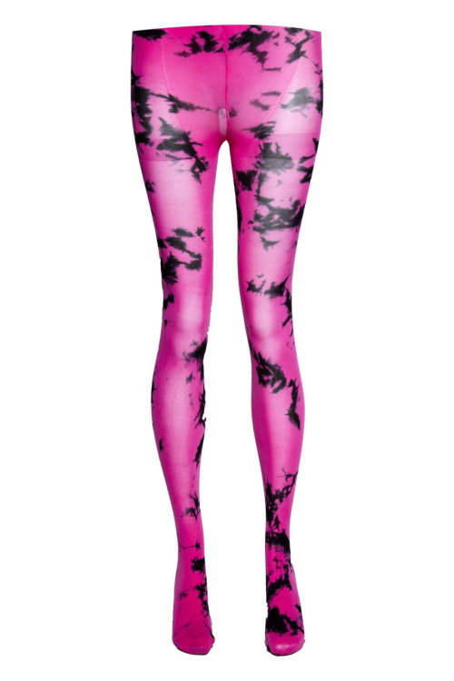 Tie Dye Tights in Pink