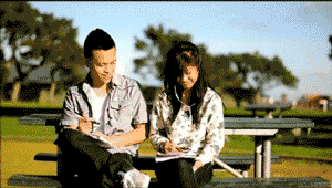 That moment when you joke around with someone you love.