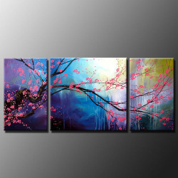 fuckyeahpsychedelics:  Triptych Cherry Blossoms