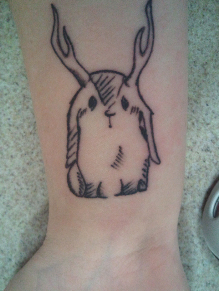 Jackalope Tattoo by Sailor Peggy by SailorPeggy on DeviantArt