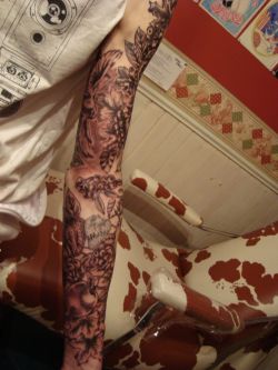 Fuckyeahtattoos:  “Garden Of Eden” Themed Sleeve, On My Friend, Robb.we Completed