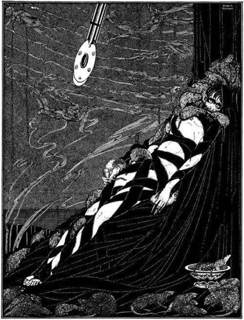 Harry Clarke / Illustration for Edgar Allen Poe’s Tales of Mystery and Imagination.