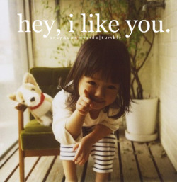 lovequotesrus:  Photo Courtesy: areyouonmyside  Shes so cute ;D &lt;3 