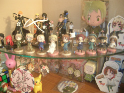 Italy won&rsquo;t be alone for long, I already ordered a Germany one coin, should be here in a couple weeks! In the back are random Bleach and Naruto figures that I got when I was way into the fandom. A little Sebastian and Grell are to the side.