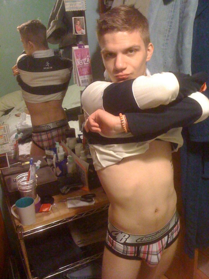 prttyryforwhtgy:  Me in my birfday undies (aussiebum’s), that I got from peterrrrrrrrr.