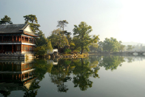 worldheritagesites: Reflection, Chengde Mountain Resort - China