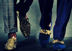 Marlon Gobel Fall/Winter 2011 featuring Christian Louboutin Shoes.