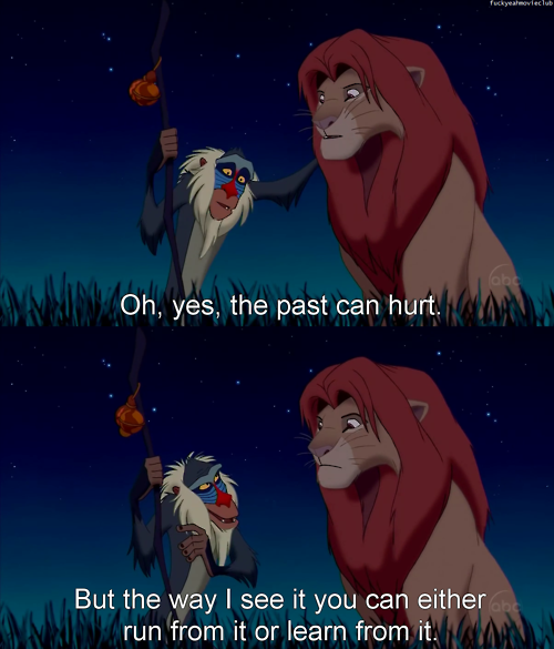 Let's run away from these lies.