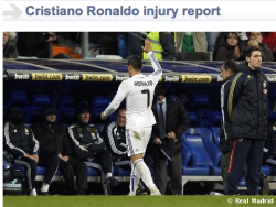 Cristiano Ronaldo has niggled his left hamstring