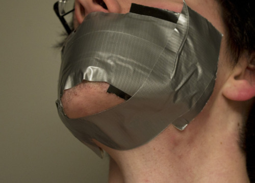 How to make an awesome tapegag/tapemask.