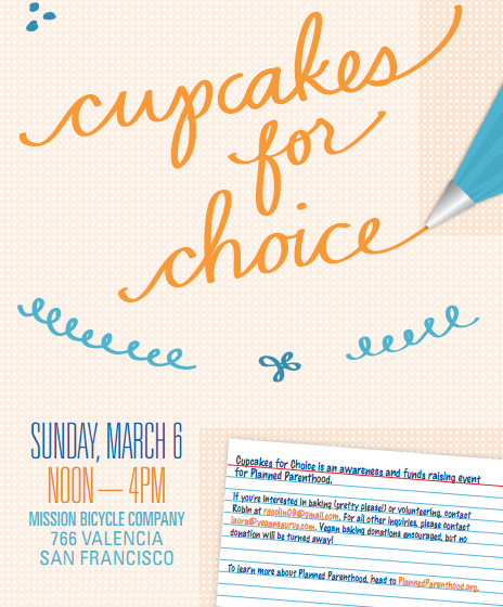 thelastgreatpoolparty:   On Sunday, it’s Cupcakes for Choice! Eat sweet treats and raise 