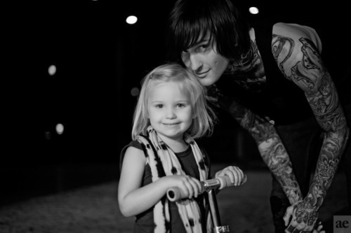Words can't even describe how adorable Mitch Lucker, from Suicide Silence, and his