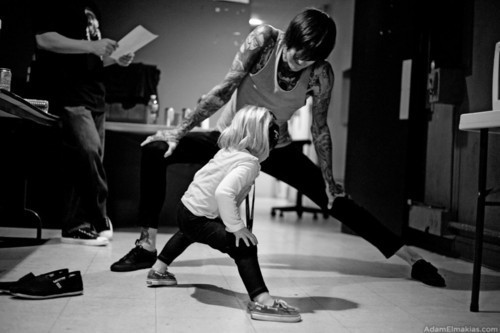 Words can't even describe how adorable Mitch Lucker, from Suicide Silence, and his