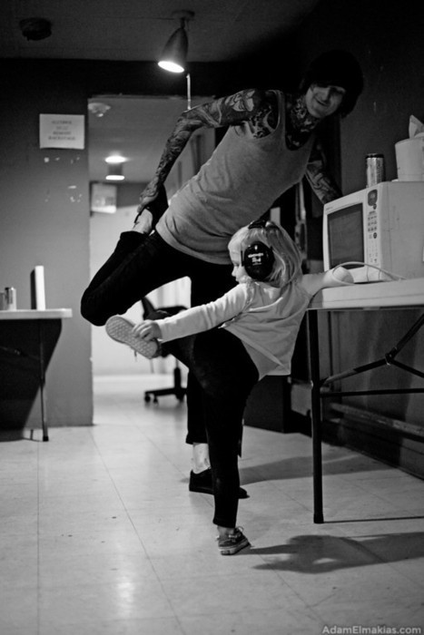 Words can't even describe how adorable Mitch Lucker, from Suicide Silence, and his