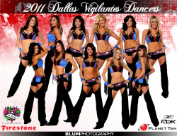 Dallas Vigilantes Dancers Team Poster.