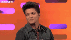 alwaysbrunomars:  woot made my first GIF :) “Sayin’ I’m out of this world.” 