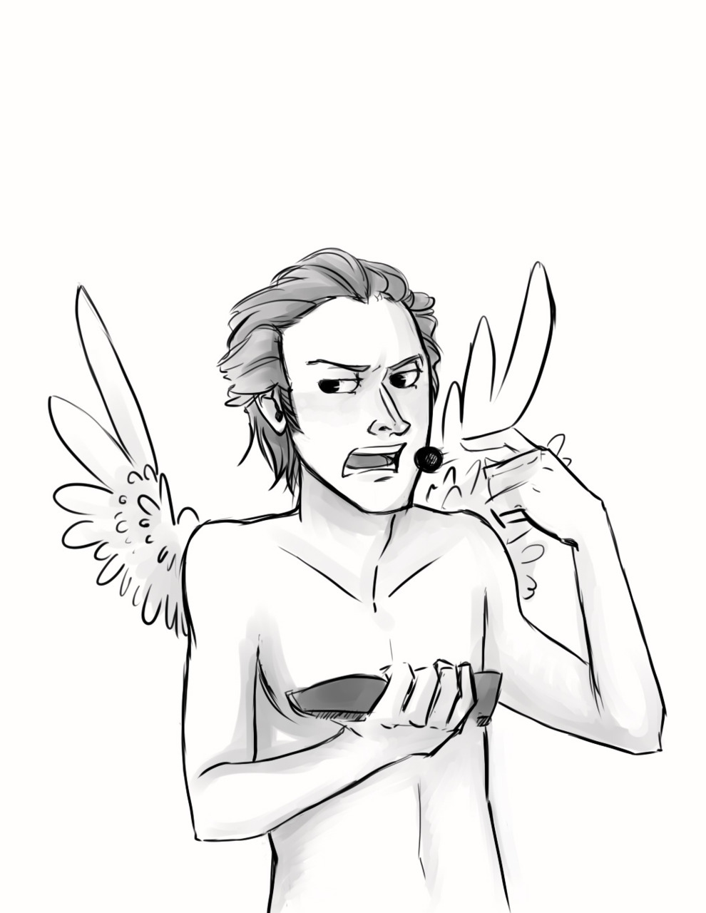 Gabriel&rsquo;s not dead, he&rsquo;s been demoted to cupid. Done as a commission