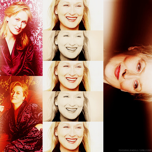 captainheroism:  100 BEAUTIFUL PEOPLE      ↳  meryl streep 