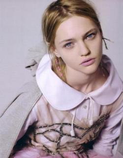 Sasha Pivovarova by Willy Vandeperre for V