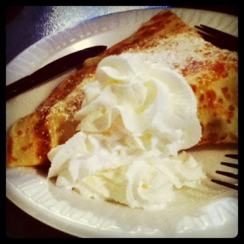 Crêpe at city walk.  (Taken with instagram)
