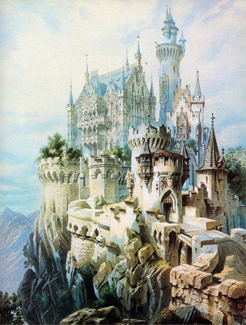 Christian Jank: Concept for Falkenstein Castle (c.1883)
