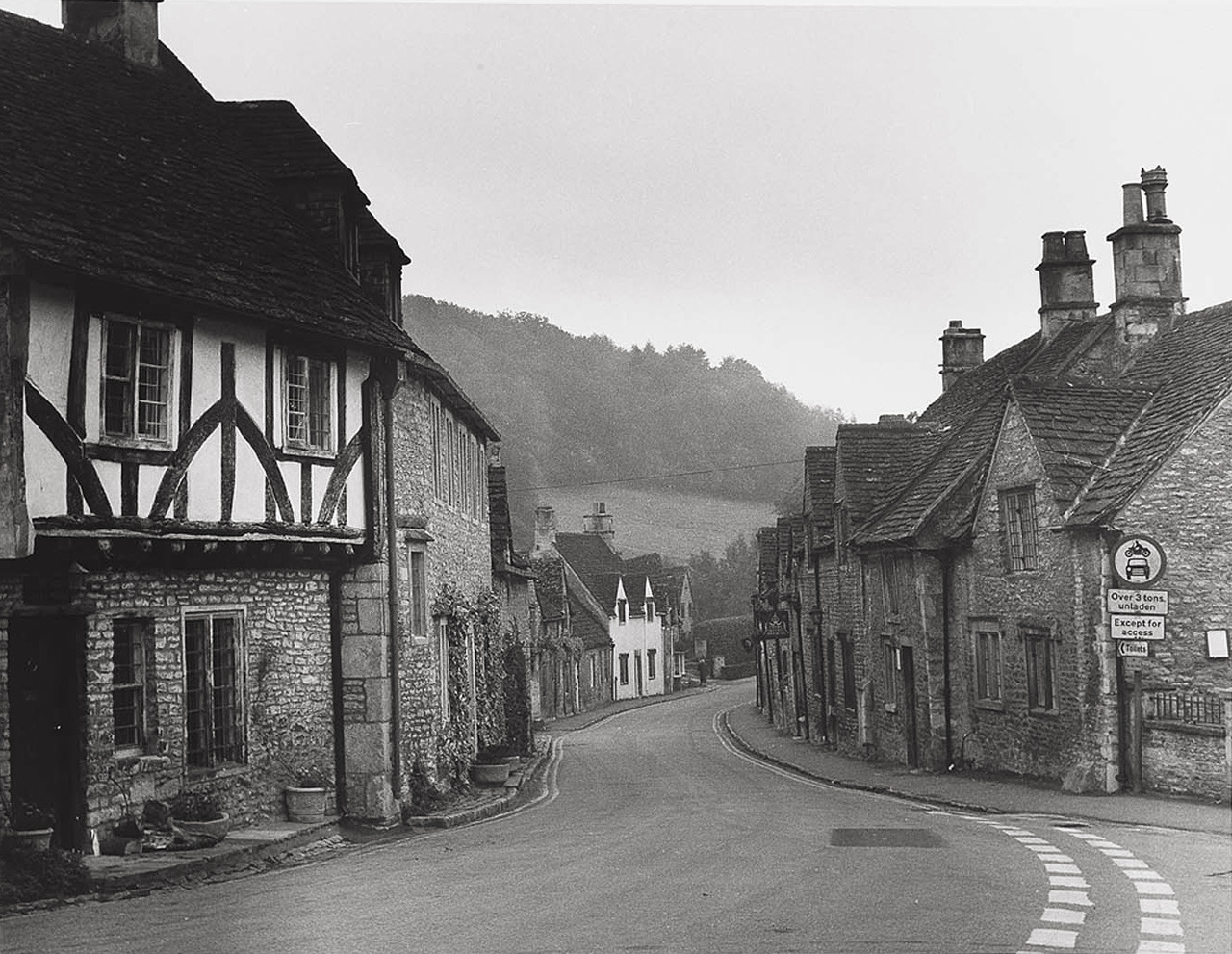 Castle Combe, Wiltshire, England photo by Todd Webb, 1982