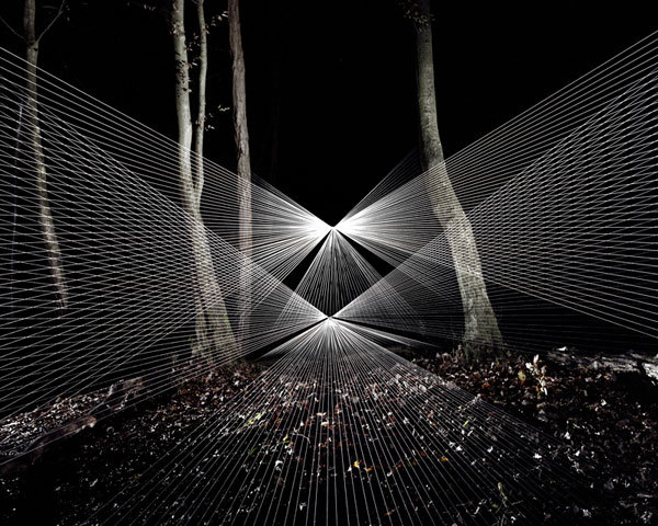 andrewharlow:  Thread installations by Sébastien Preschoux   