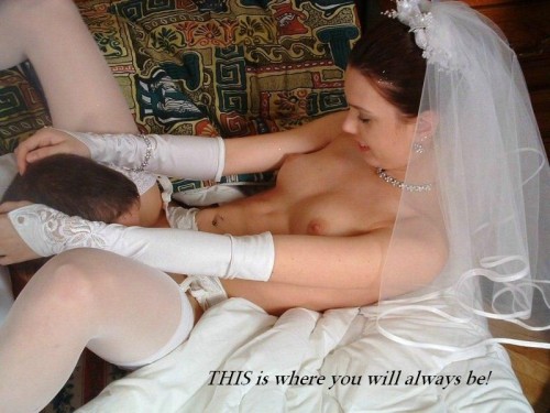 Slut bride captions