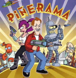 No se pierda la nueva serie de TV, ambientada en el año 2540 , Piñi y su amigo robot Vender. Invitado especial, Pedro de valdivia