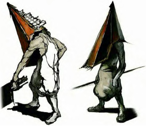 Edit of White Pyramid Head, the concept Masahiro Ito (Pyramid