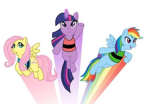 More Powerpuff ponies!