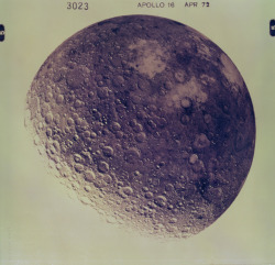 Dark Side of the Moon photo by Apollo 16,