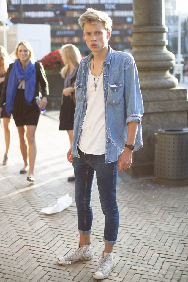 nost-algia:  if any boy i knew dressed like this, i would throw my self all over