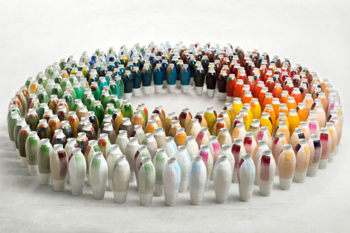 Hella Jongerius Coloured Vases (series 3), 2010